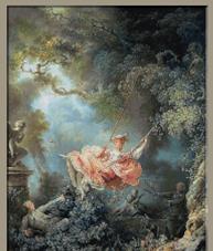 Krif # 390  Girl on the Swing (Fragonard)