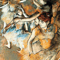Krif # 536 - Orange Dancers (Degas)