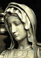 Krif # 701 - Madonna with Child (Detail 1)