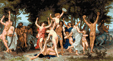 Krif # 1030 - La jeunesse de Bacchus (Bouguereau)