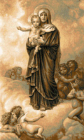 Krif # 1025 - Notre Dame Des Anges (Bouguereau)