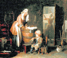 Krif # 1041 - Washroom (Chardin)