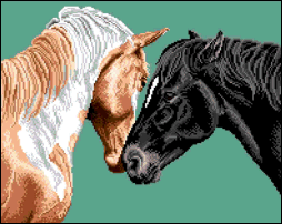 Horses Greeting
