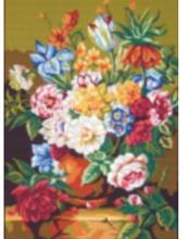 Gobelin 14.836 Vase of Flowers tapestry canvas