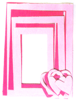 Pink Rectangular Paper Frame