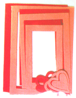 Red Rectangular Paper Frame