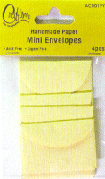 Yellow Mini Envelopes