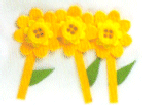 Yellow Button Flowers