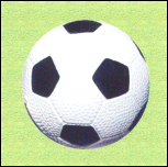 Large Football on Grass