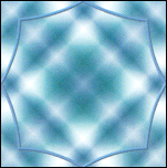 Octagon Pastel Blue Tartan