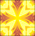 Golden Neon Cross