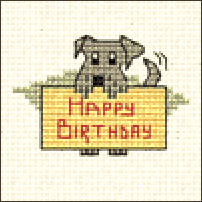 Happy Birthday Dog Card