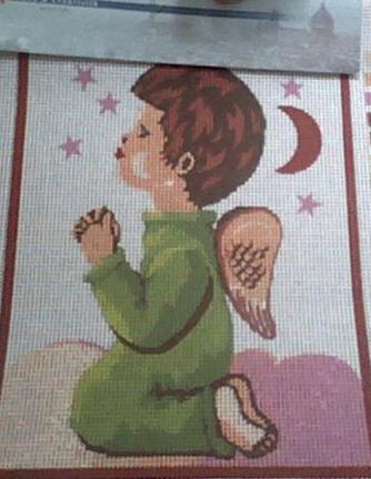 Angel Praying canvas