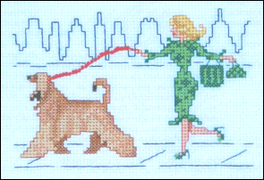 Walking the Dog - Afghan