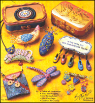 Classy Clay With Rubbers Stamps & Wire